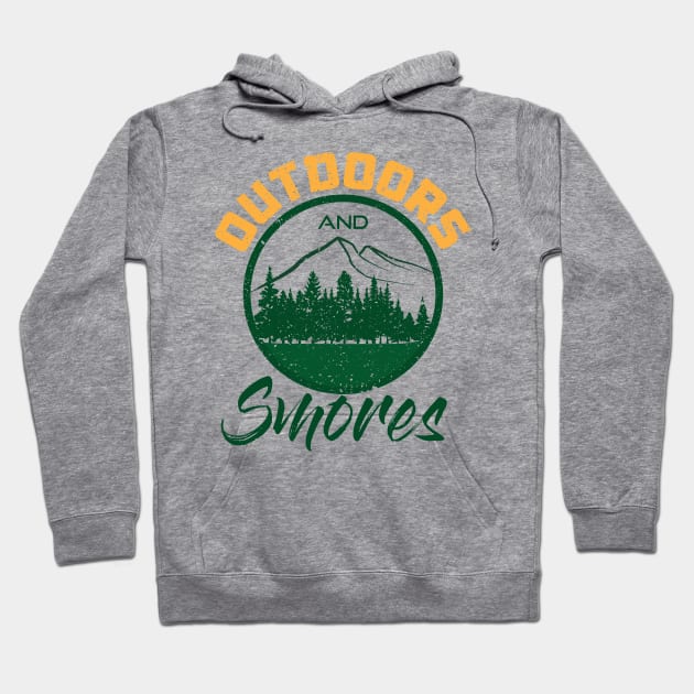 Camping - Outdoors And Smores Hoodie by Shiva121